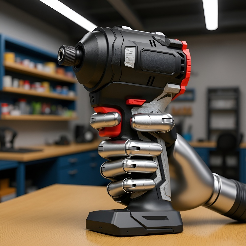 収納ケースに収めた電動工具セット