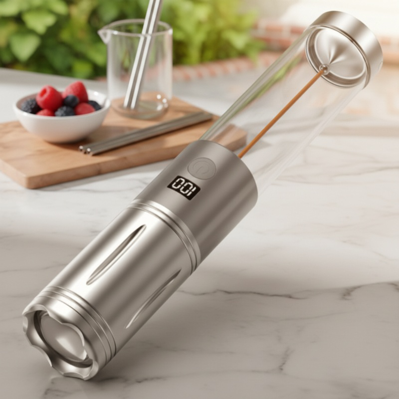 Linterna de alta intensidad impermeable para camping con power bank integrado