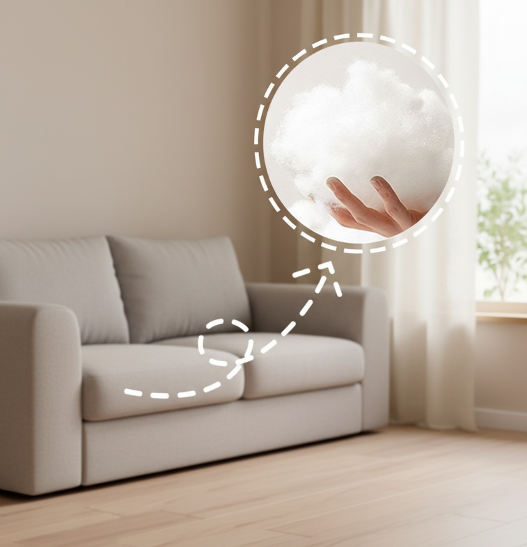 Softes Lesekissen für das Schlafzimmer