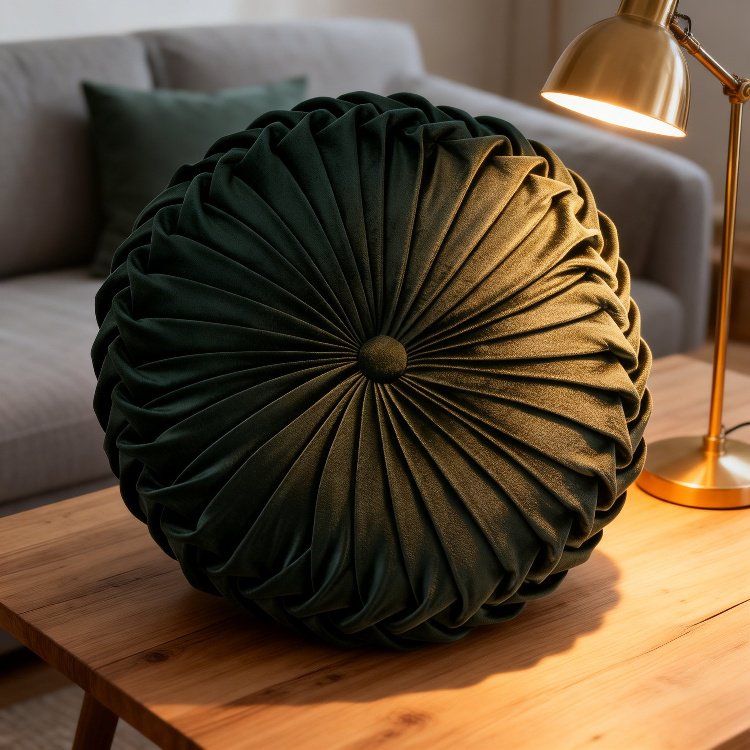 ベッド、ソファ、腰当て、オフィス、クッション、背もたれなどに使える手作りカボチャのクッション