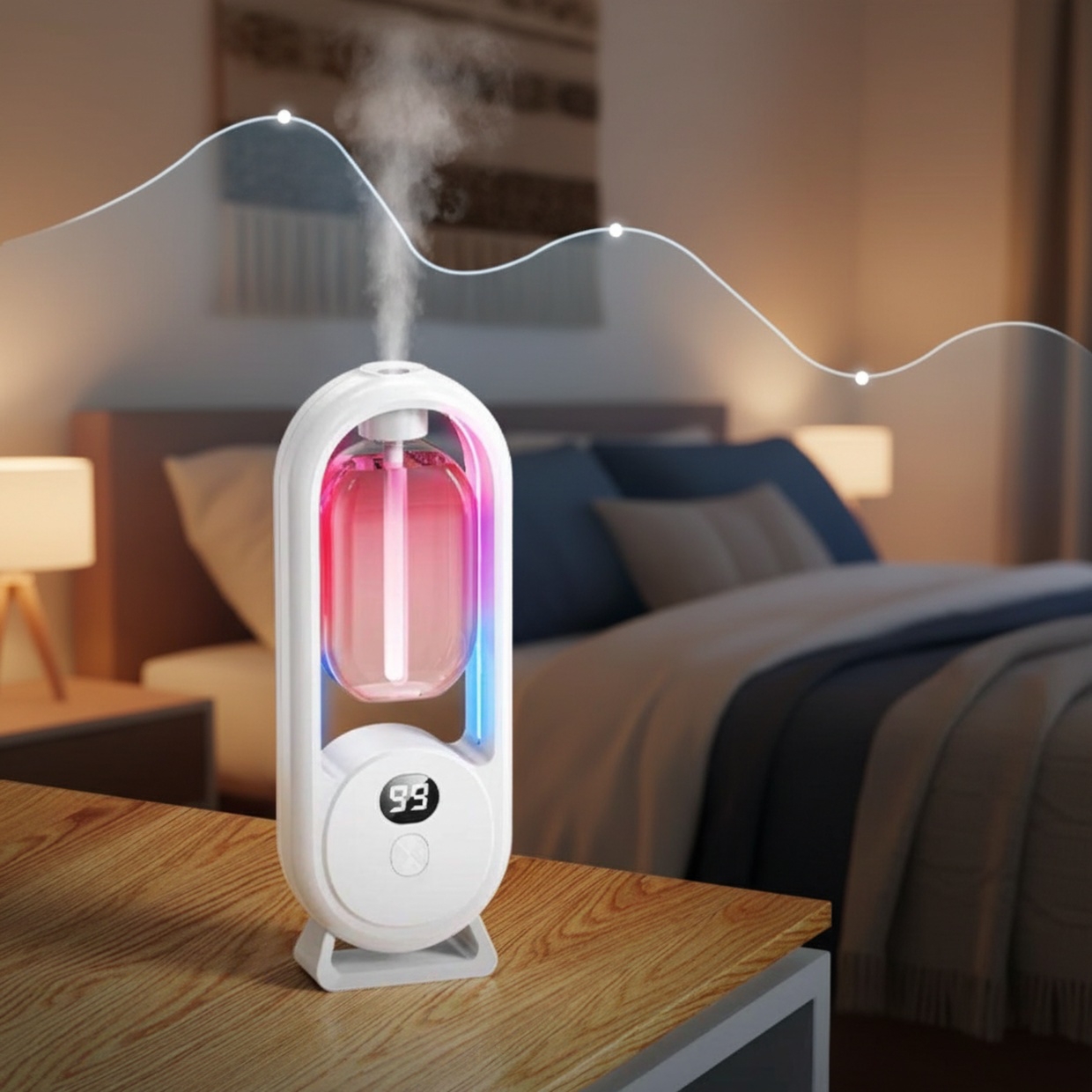 Easy-to-use automatic deodorizer for toilets
