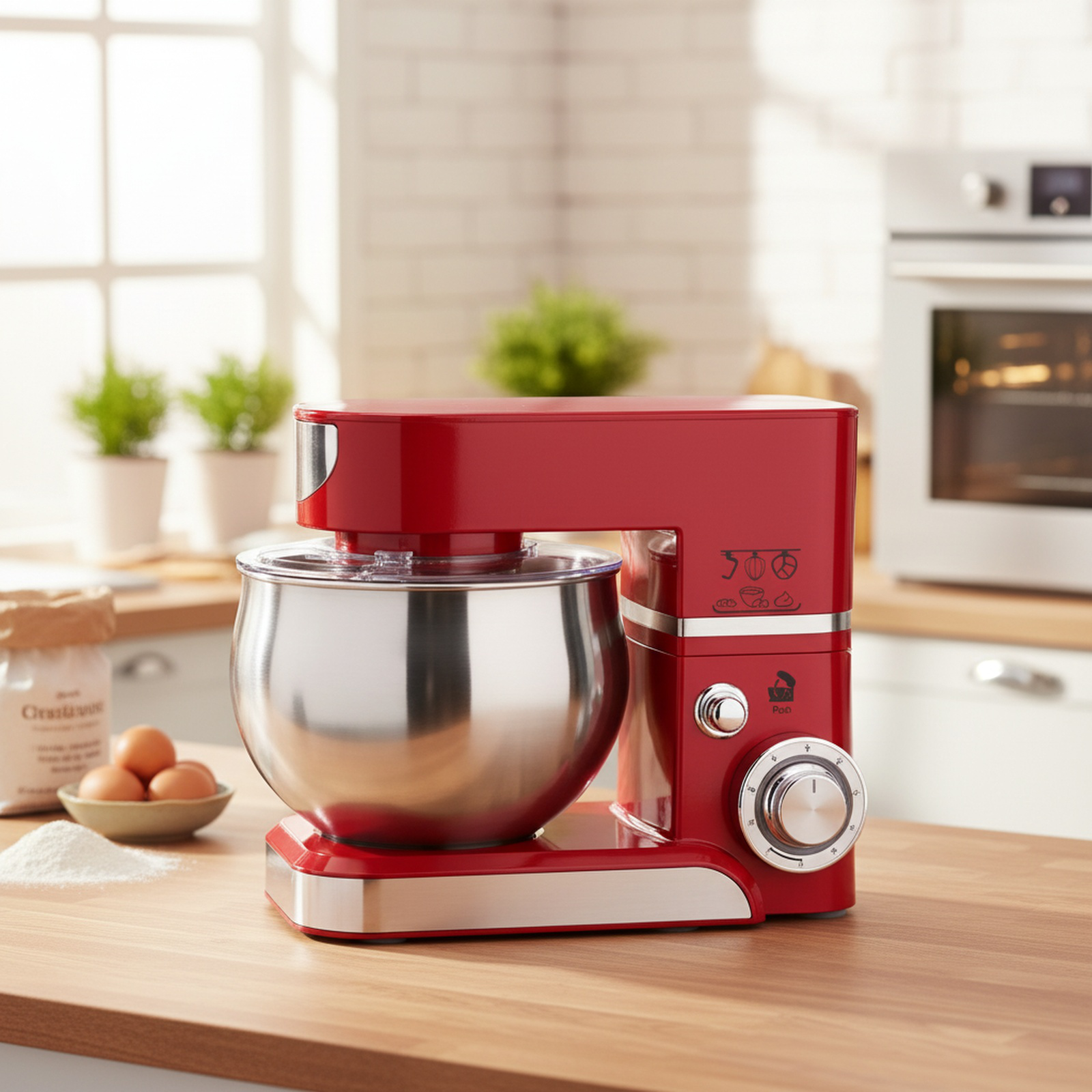 5.5L Large Capacity Kitchen Mixer front view