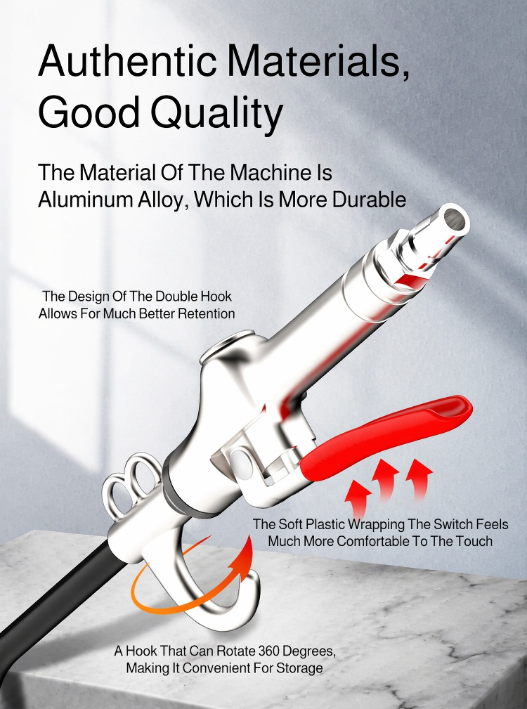 Powerful air duster for garage cleaning