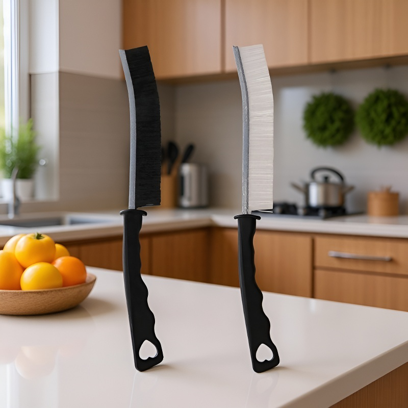 Gap Cleaning Brush Tool for Blinds, Window Tracks, and Kitchen Crevices, 235x20mm PP Material