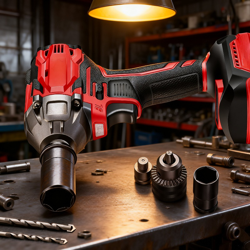 高効率銅芯モーター搭載の電動インパクトレンチ詳細