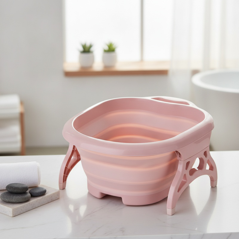 Lavabo plegable para pies, uso doméstico