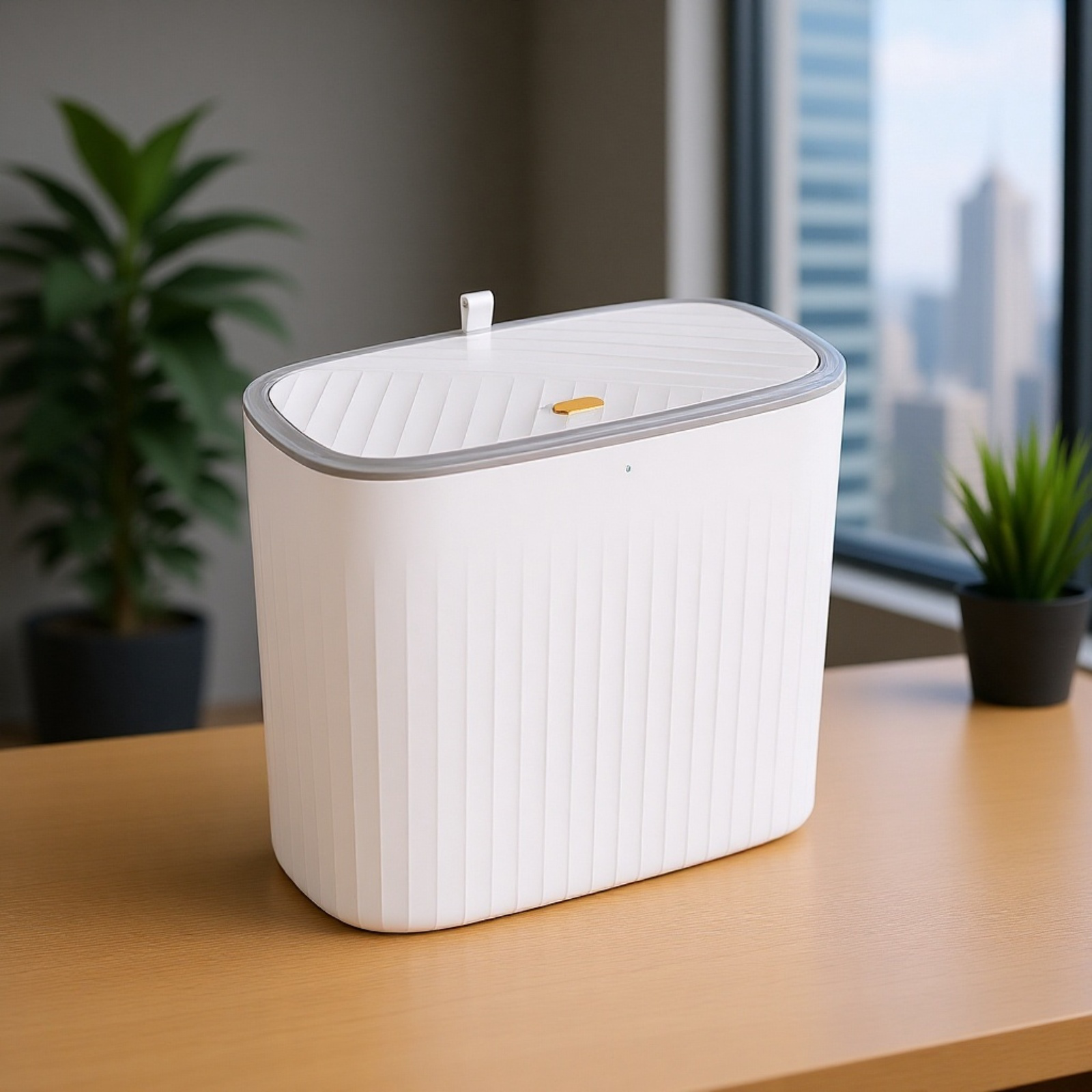ひび割れたゴミ箱 家庭用高価値ゴミ箱 浴室トイレ 大容量ゴミ箱 カバー付き キッチン リビングルーム ゴミ箱 軽量 高級スタイル ゴミ箱