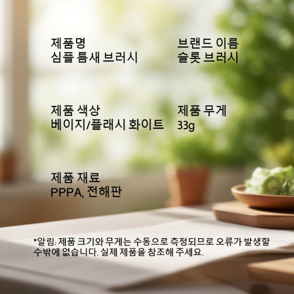 욕실 타일 틈새 청소 브러쉬