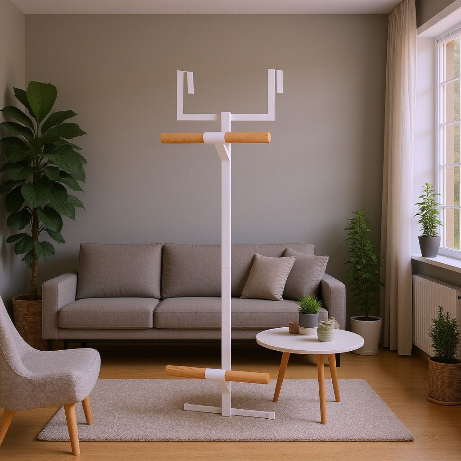 ドア裏バックパックハンガー・穴あけ不要・玄関と寝室用二重収納