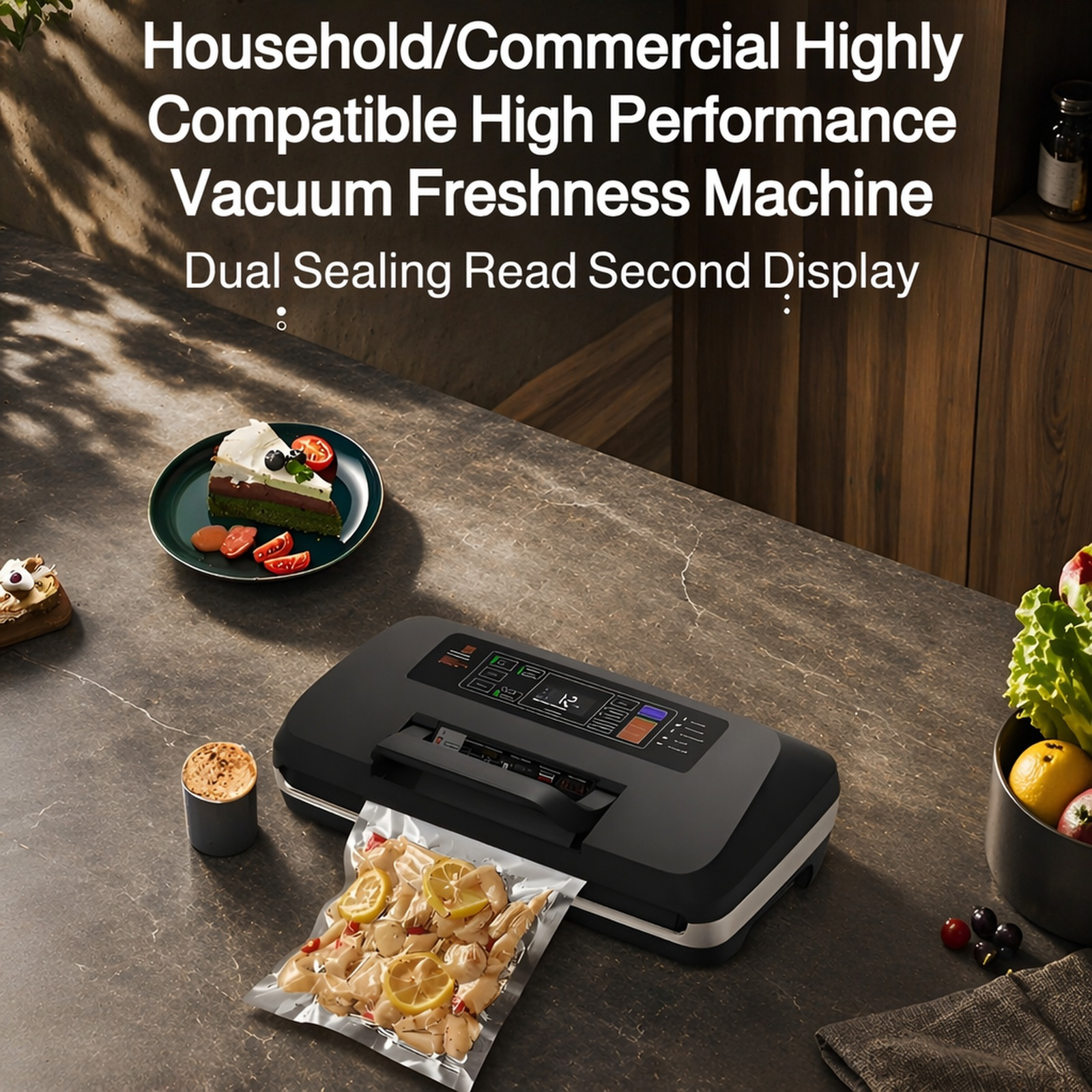  SV636 Vacuum Sealing Machine - Dry and Wet Sealing Machine - FBA