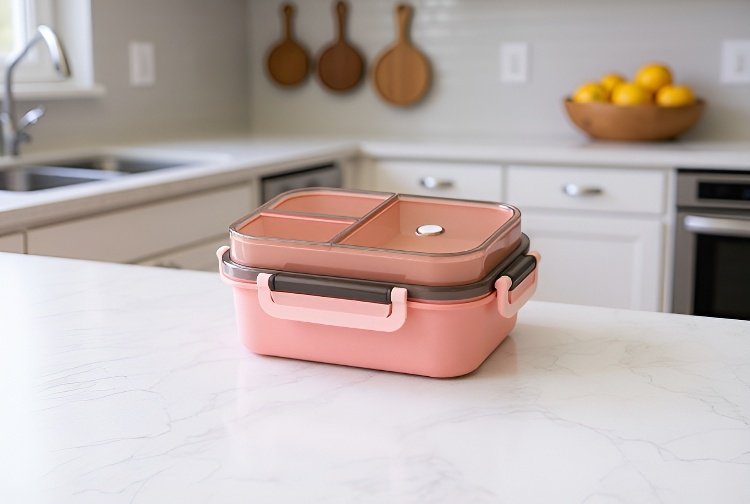 Easy-to-carry sealed lunch box for daily use