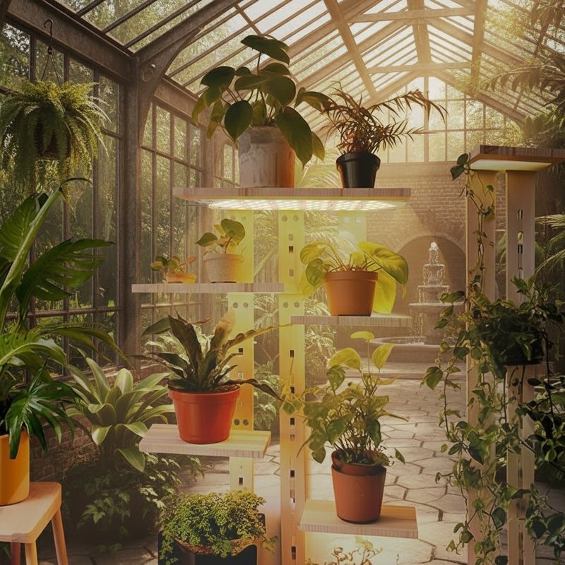 Panneau lumineux LED quantique pour plantes d'intérieur, spectre complet, éclairage de remplissage p