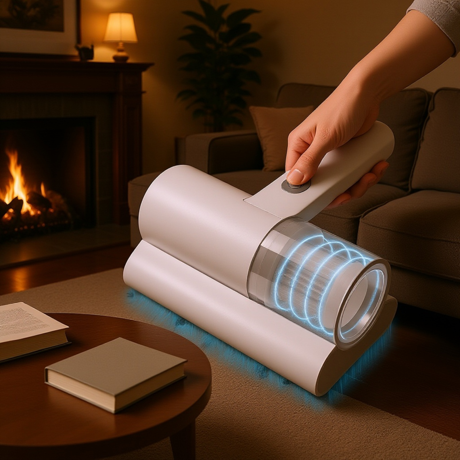 家庭用ワイヤレスダニクリーナー・強力吸引ポータブルタイプ