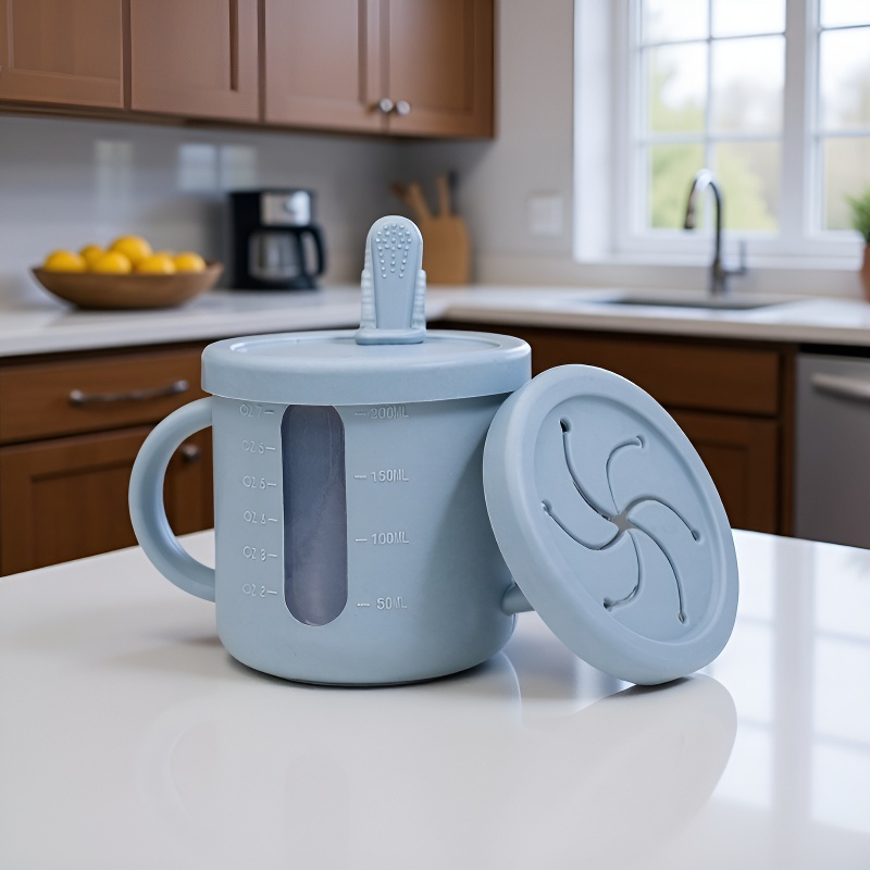 Transparent Silicone Mug Mug Food Grade Outdoor Silicone Transparent