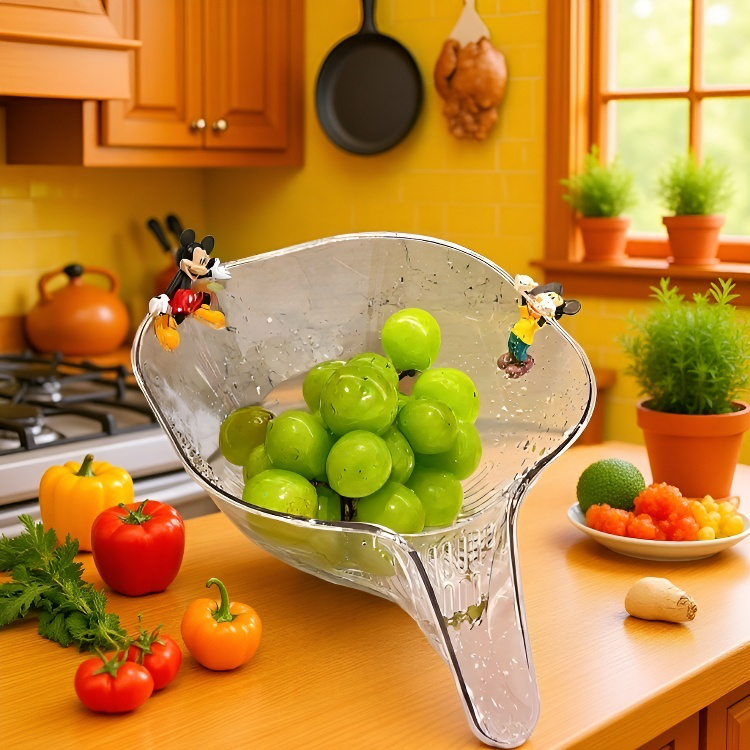 Panier d'égouttage pliable pour cuisine, panier de drainage multifonction pour évier domestique