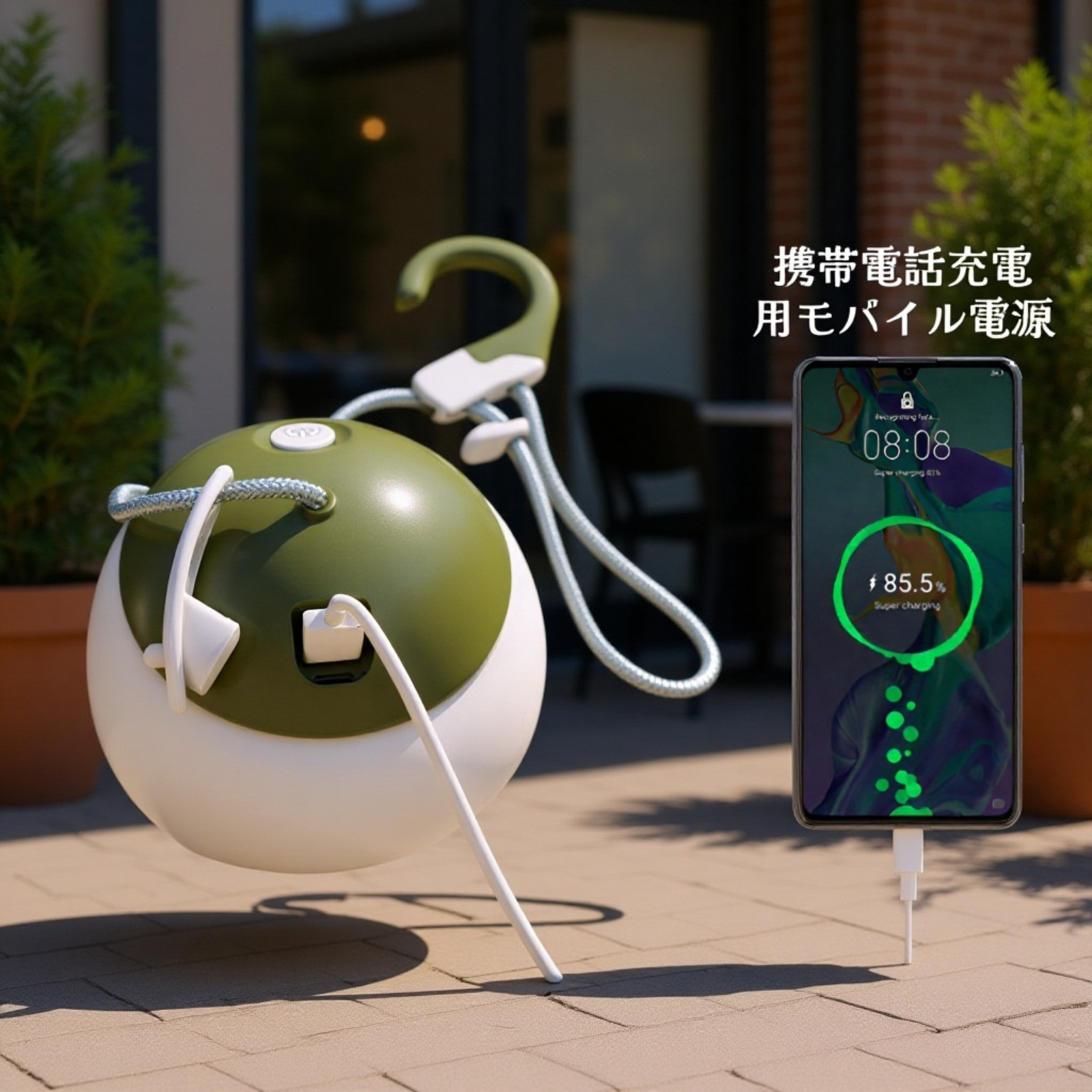 携帯便利な多機能野営LEDライト