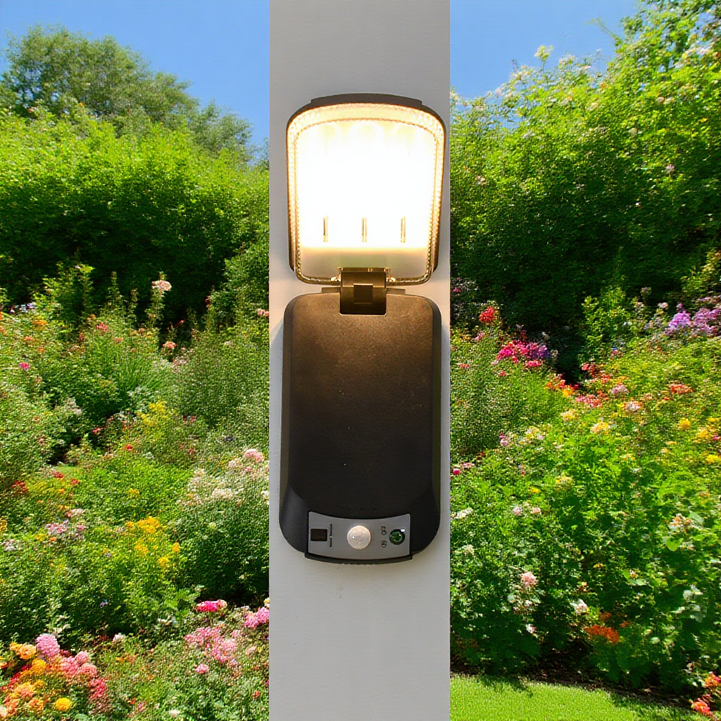 人感センサー付きソーラーLEDライト