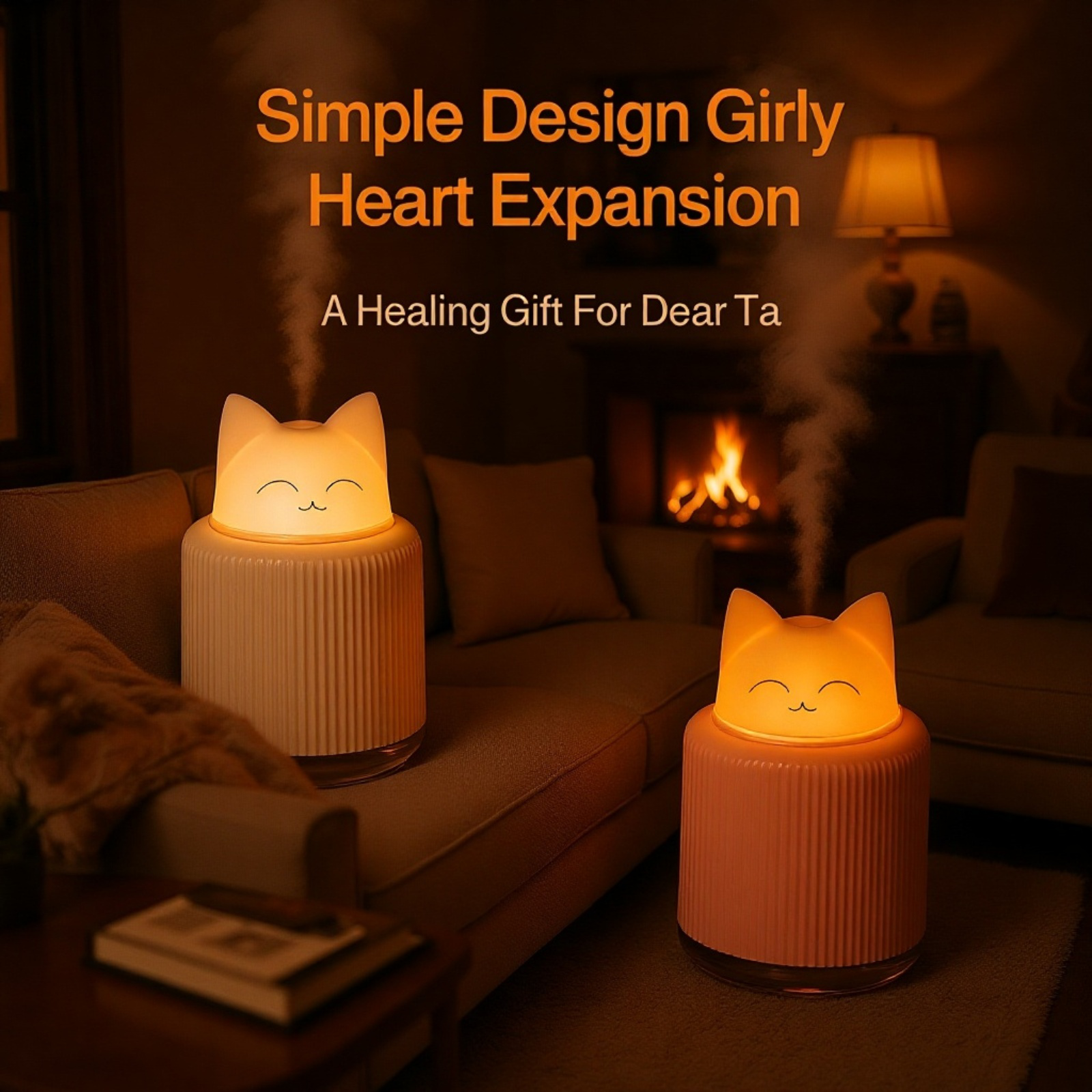 Portable Mini Air Humidifier with Pet Light, Designed for Pregnant Women and Babies