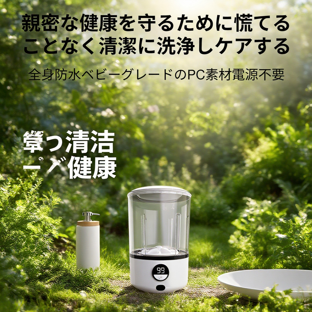 充電式下着ミニ洗濯機 ポータブル・デジタル表示