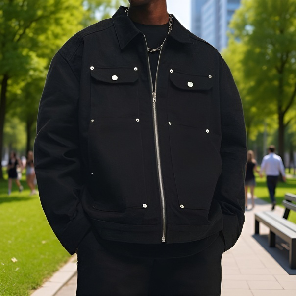 남녀 헤비 재킷 캐주얼 톱 징 데님 코트 재킷 패치 집업 데님 코트