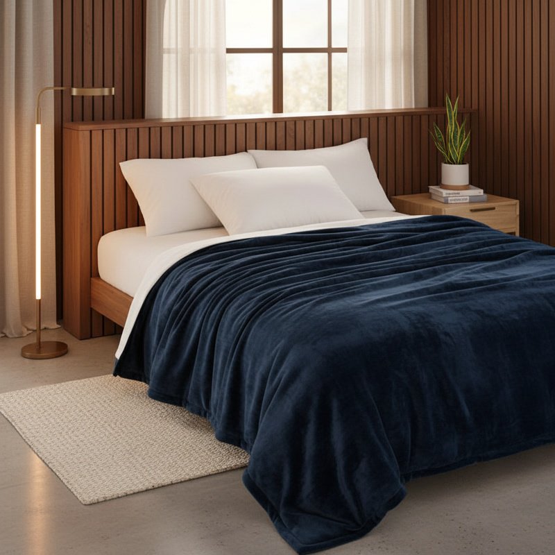 Double-sided Thick Flannel Blanket
