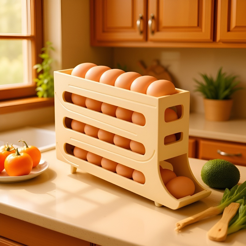 Estante para almacenar huevos