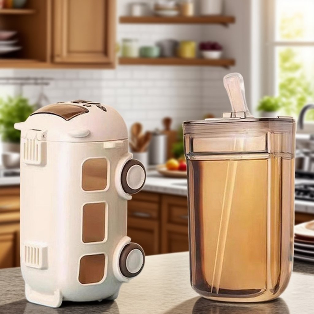 寶寶巴士小汽車水杯