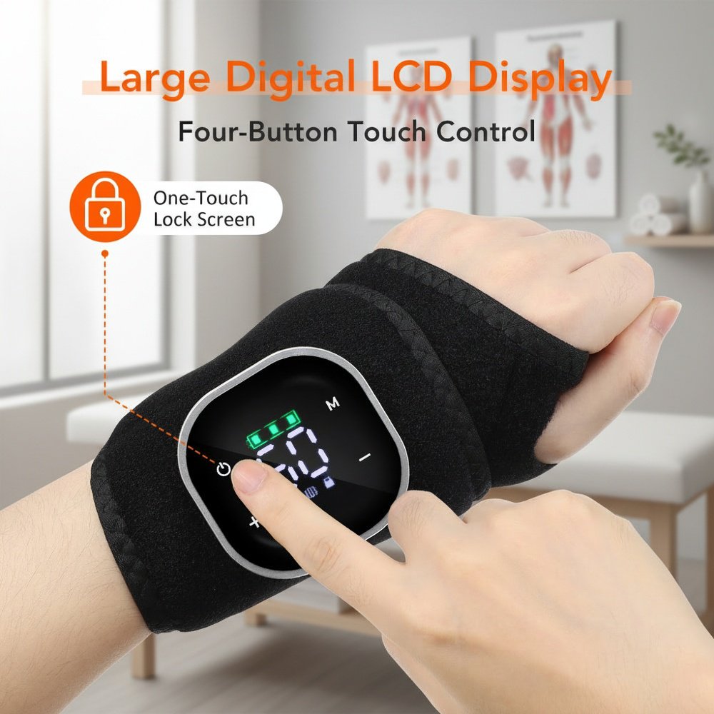 Comfortable electric heating wristband for daily use