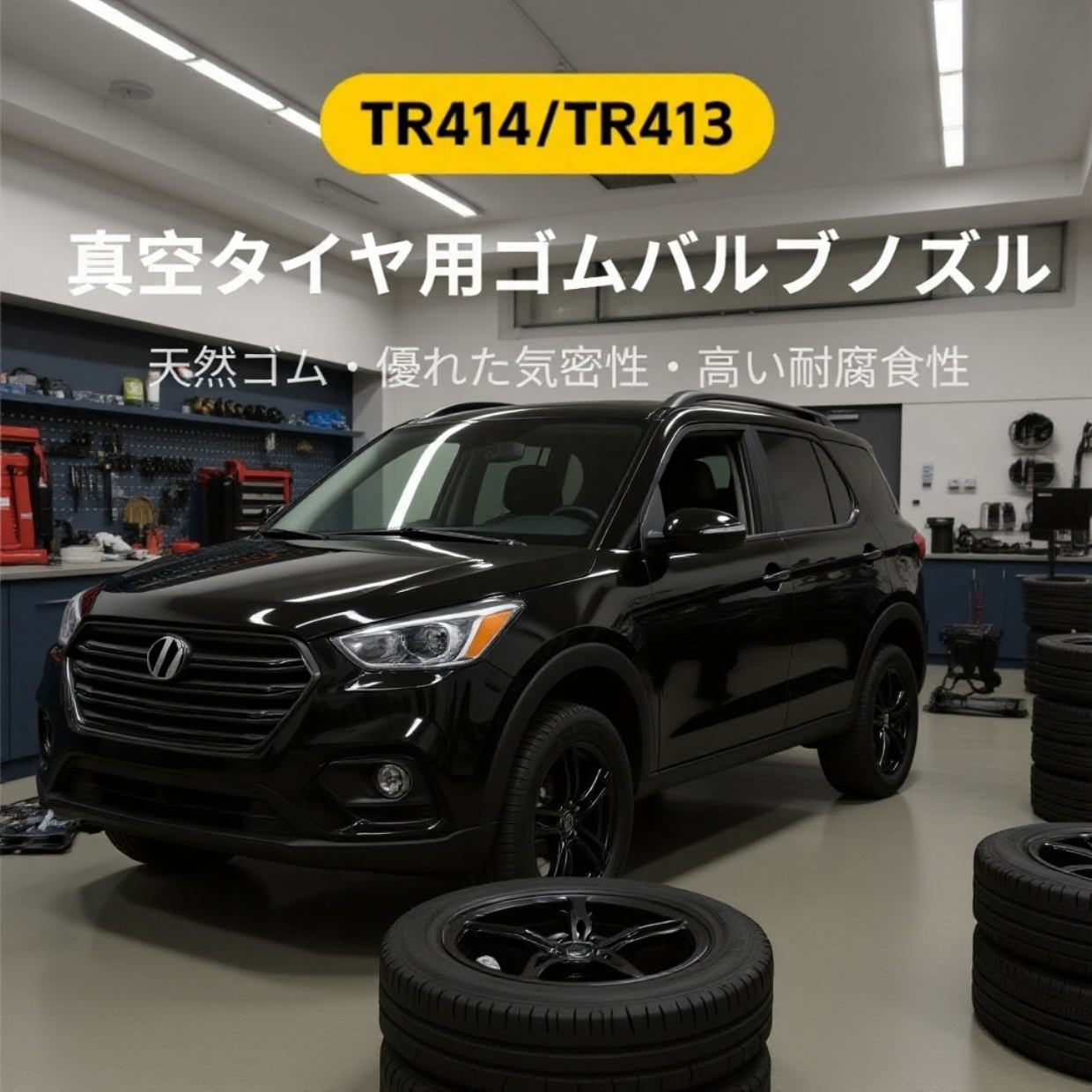 バイク・自動車用 真空タイヤバルブ ゴムバルブ 銅芯付き