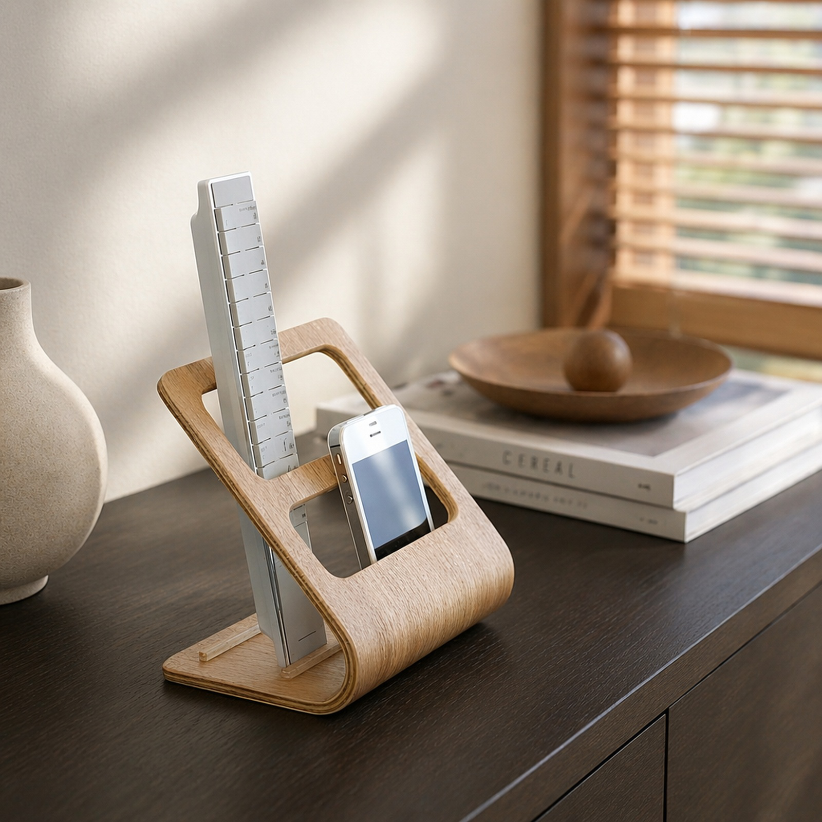 Minimalistischer Tisch-Organizer für Teeaccessoires
