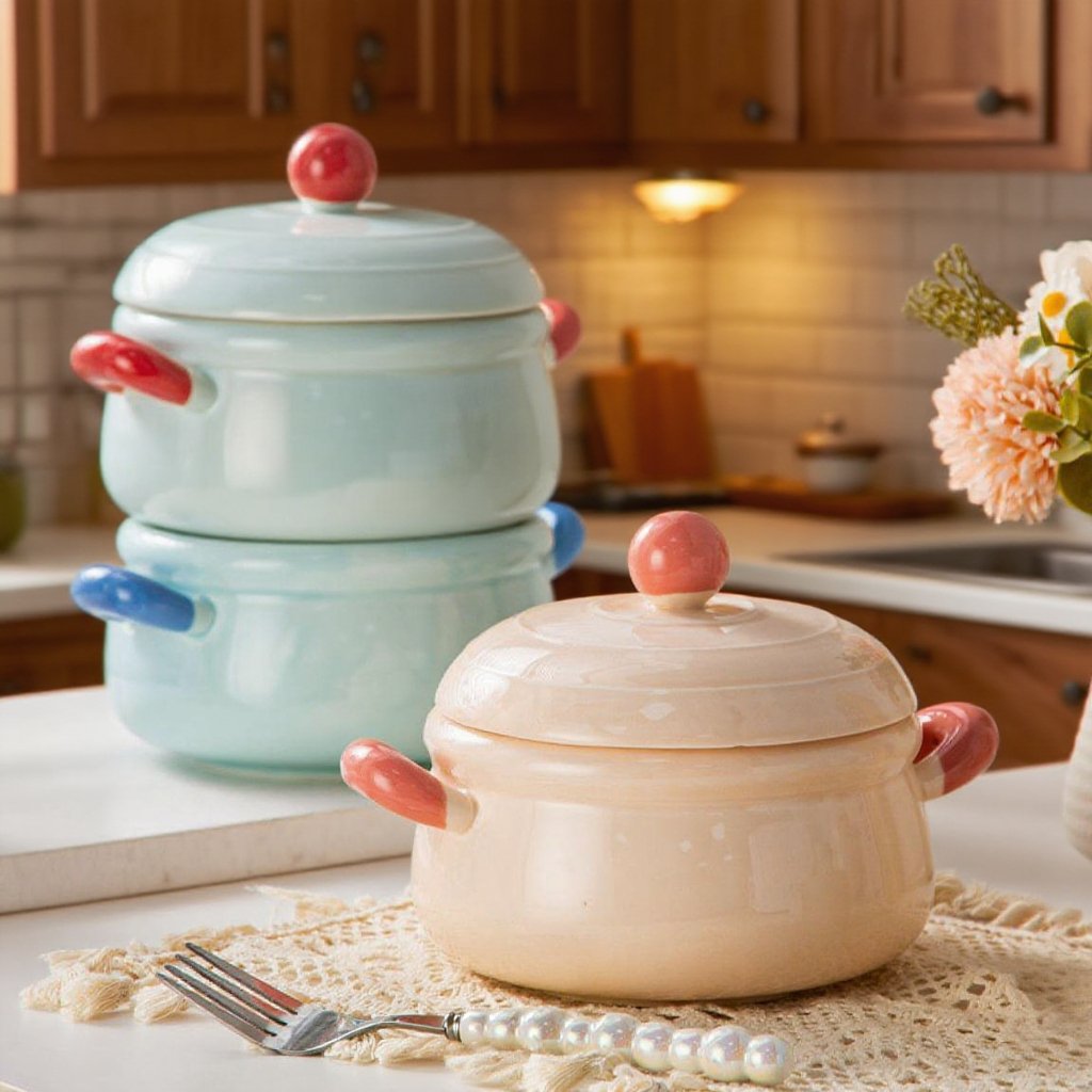 고가 세라믹 인스턴트 라면 그릇