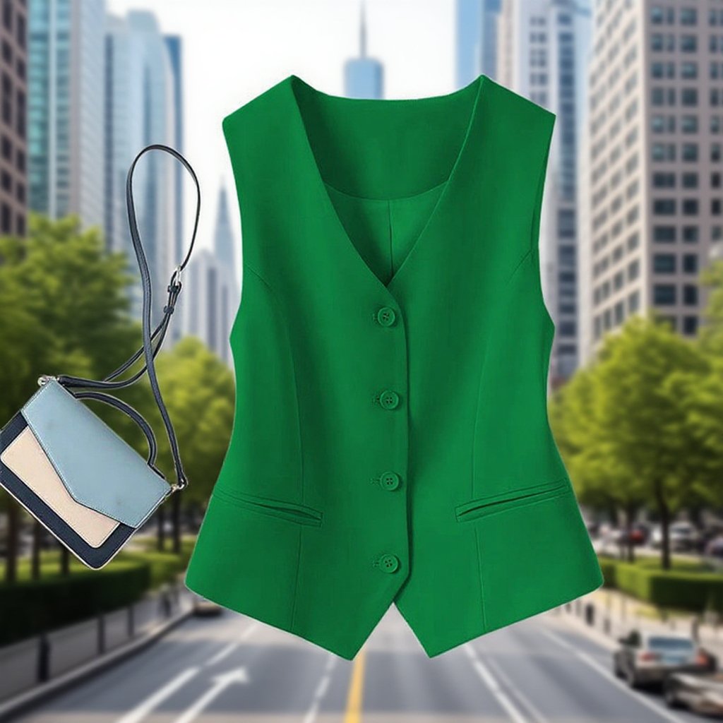 Čepelek z kvalitních látek – každodenní pohodlná vesta pro zeštíhlení