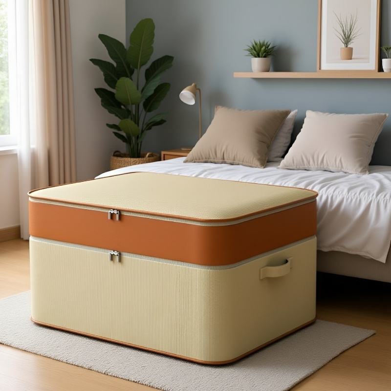 Non-woven Fabric Under-bed Storage Box for Clothes Organization
