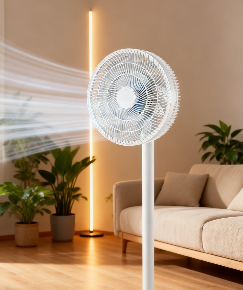 Silent fan with powerful airflow