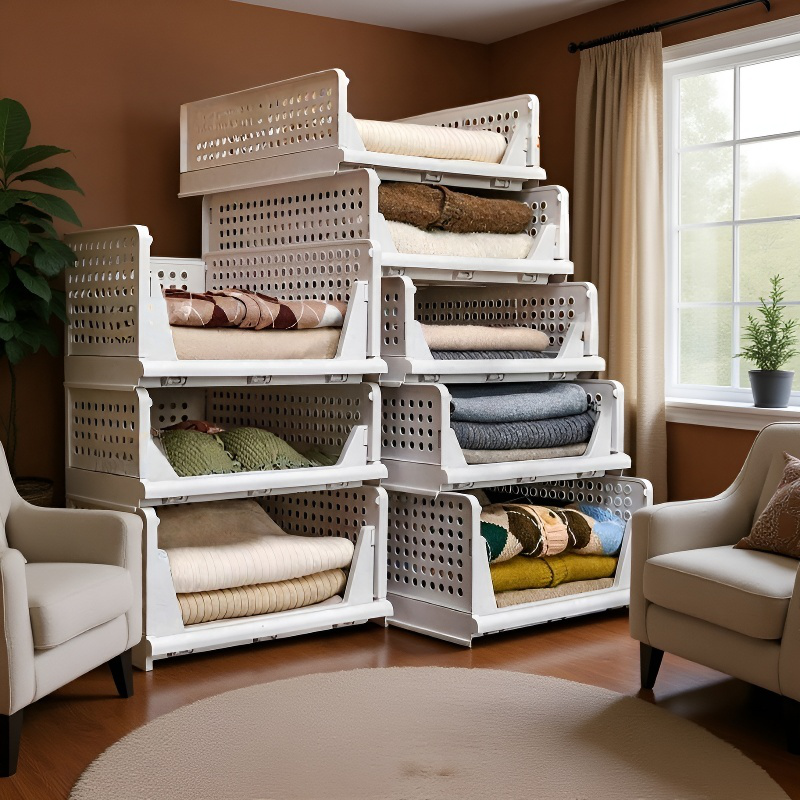 옷 수납용 서랍형 바구니