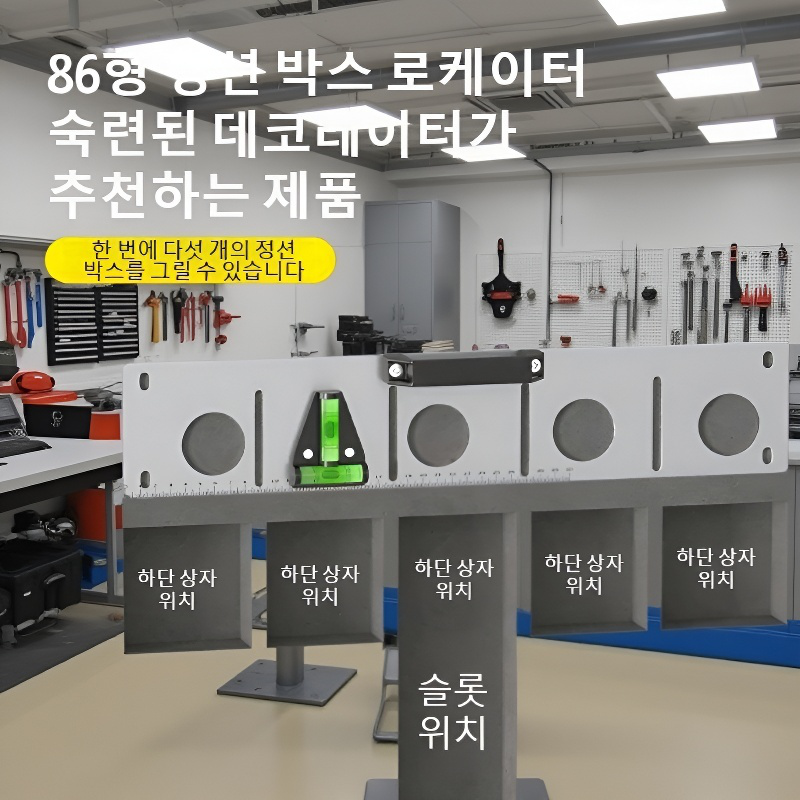 전기설비 작업용 라인 마킹 위치 보조기