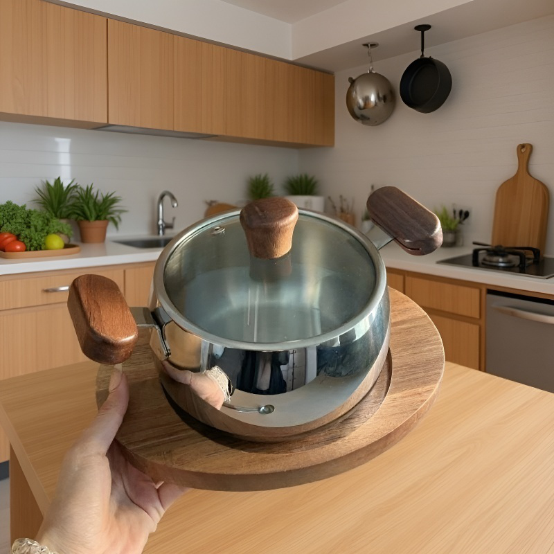 One-person food 316 stainless steel baby special food pot small milk pot household baby steaming and