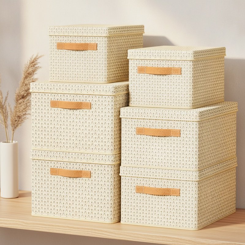 Thickened PP board folding storage box for clothes and quilts