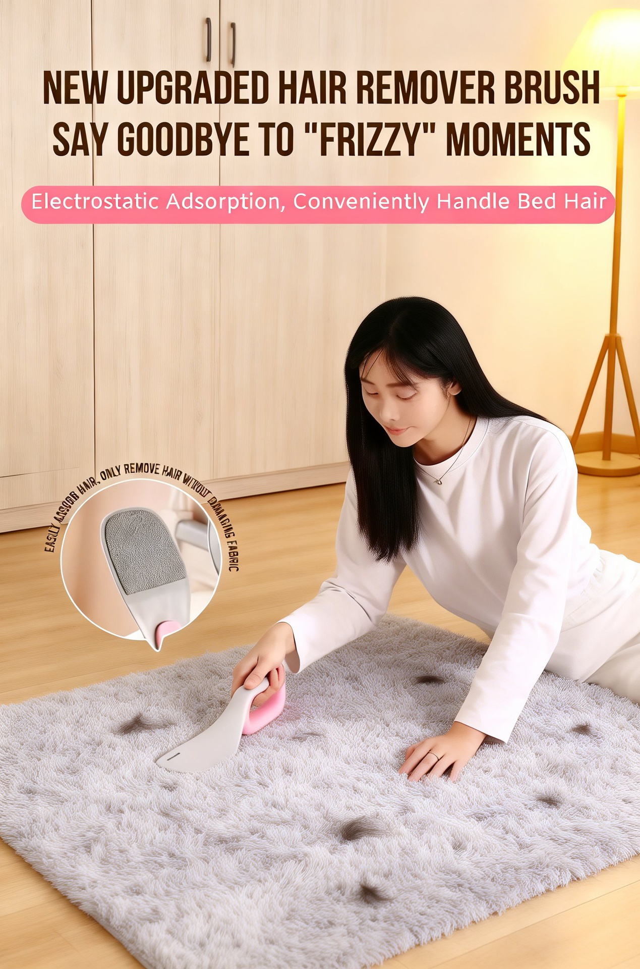 neatly organized bedding with mattress organizer