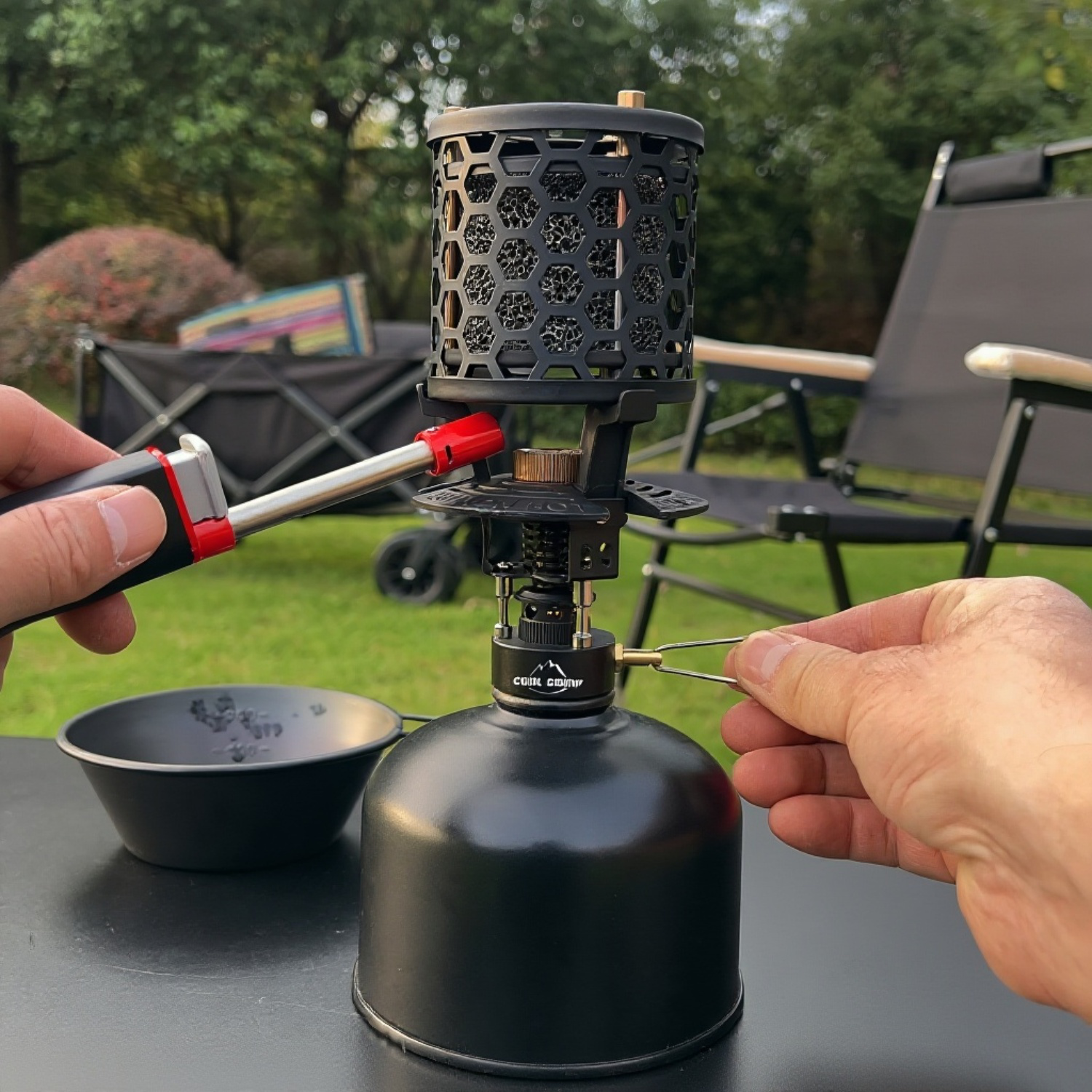 초경량 휴대용 미니 가스 난로