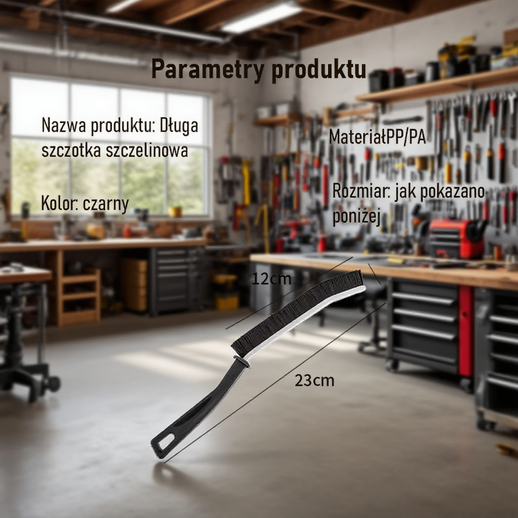 Szczotka do szczelin ze stopu