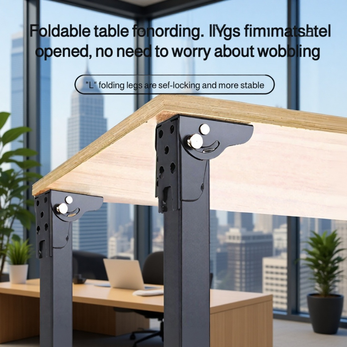 Patas de mesa plegables de 90°, patas de soporte plegables, trípode para mesa de camping, patas de m