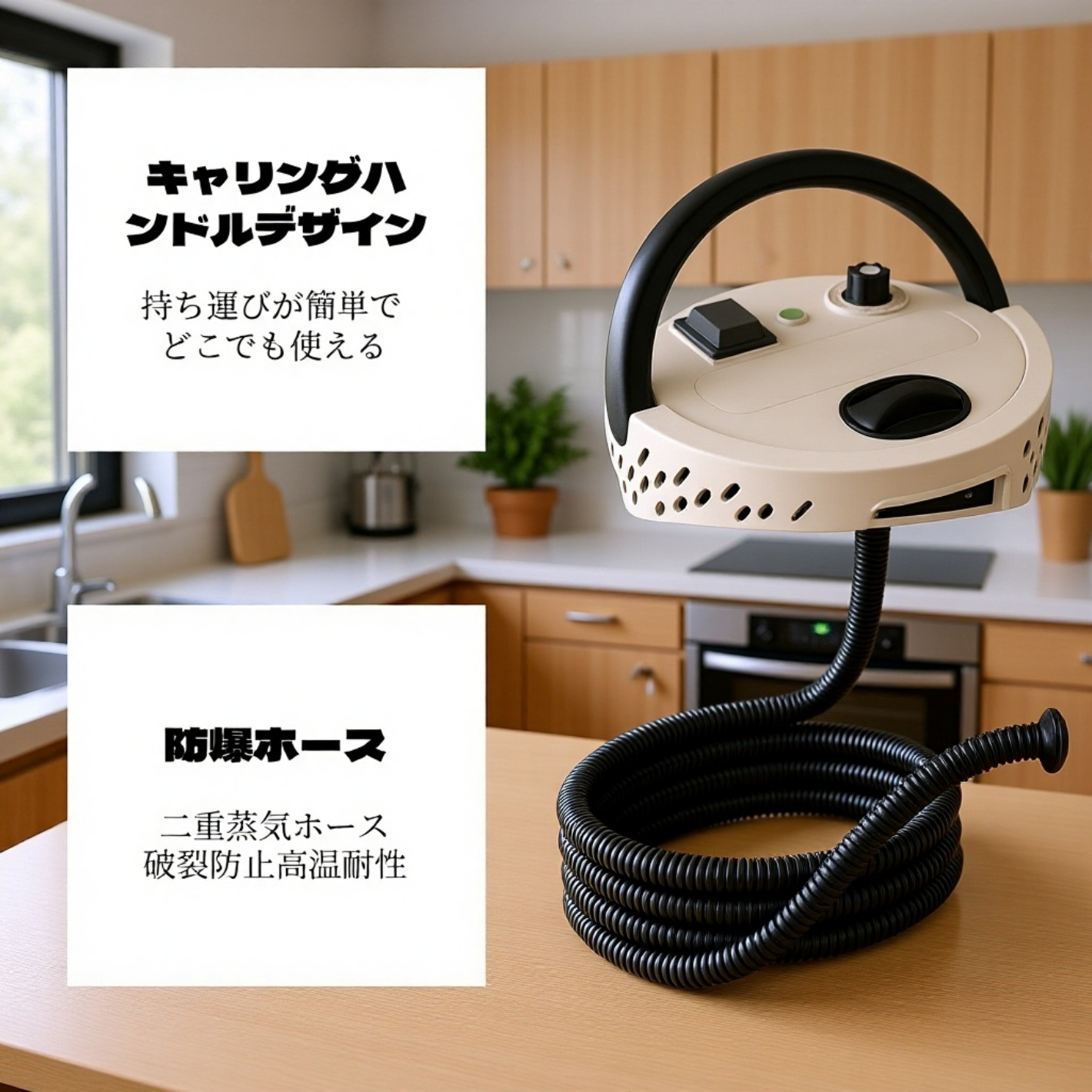 家庭用スチーム高圧クリーナー