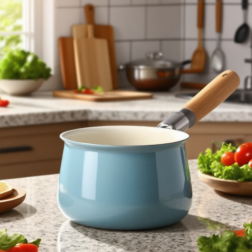 가정용 무접착 우유냄비 양면 무접착 비주얼 라면냄비