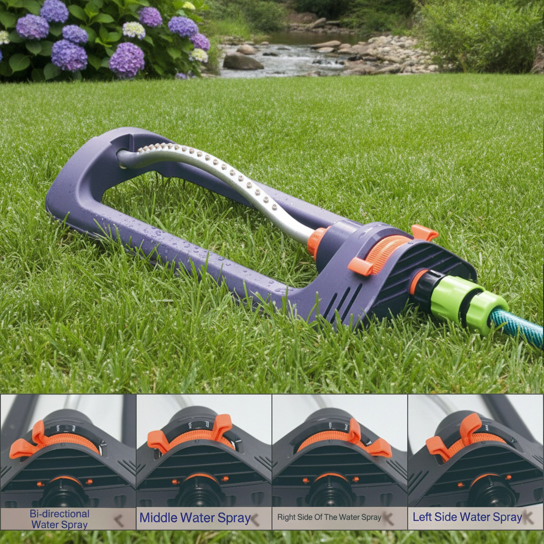 19-hole water sprinkler for green lawns