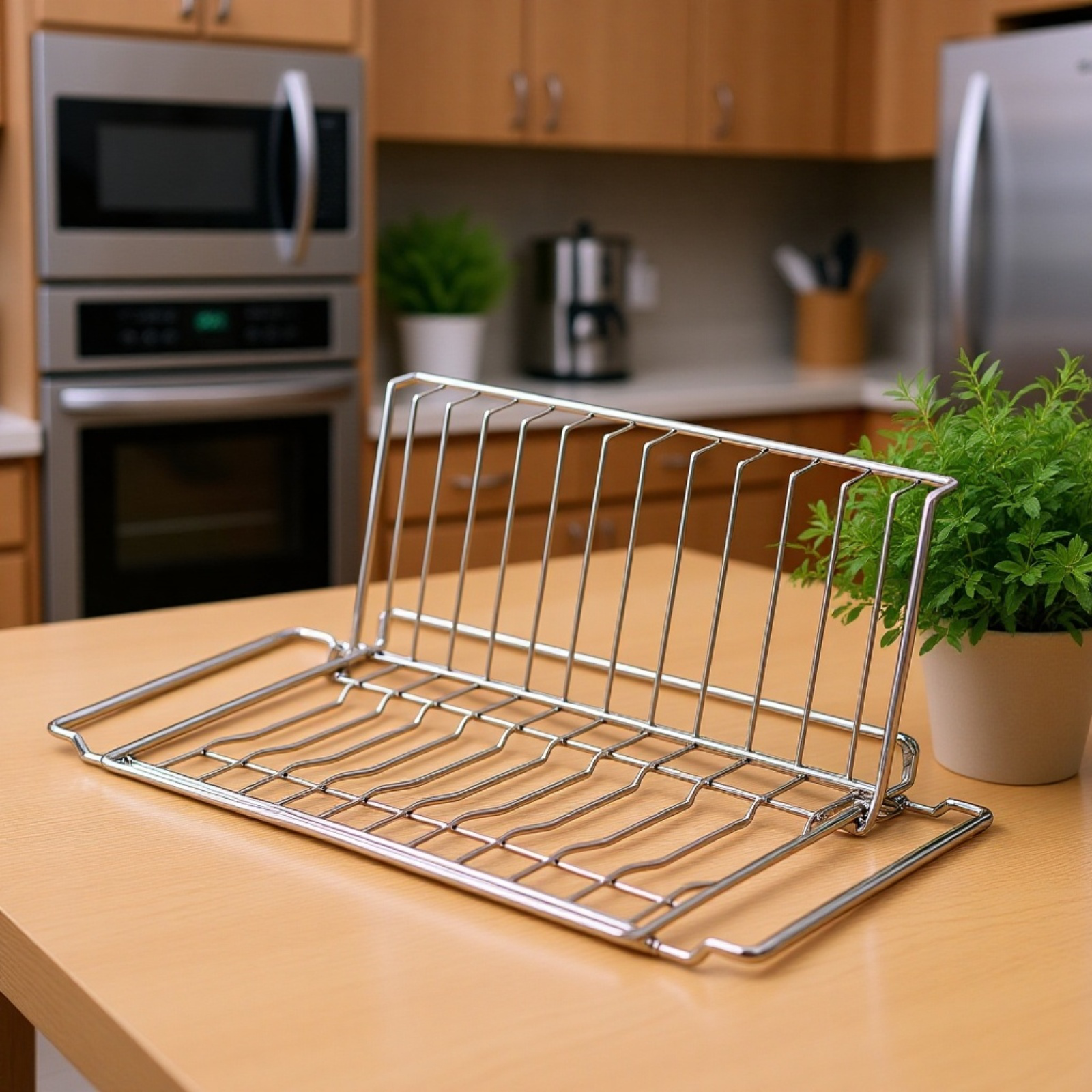Égouttoir de cuisine extensible en acier inoxydable, compatible lave-vaisselle