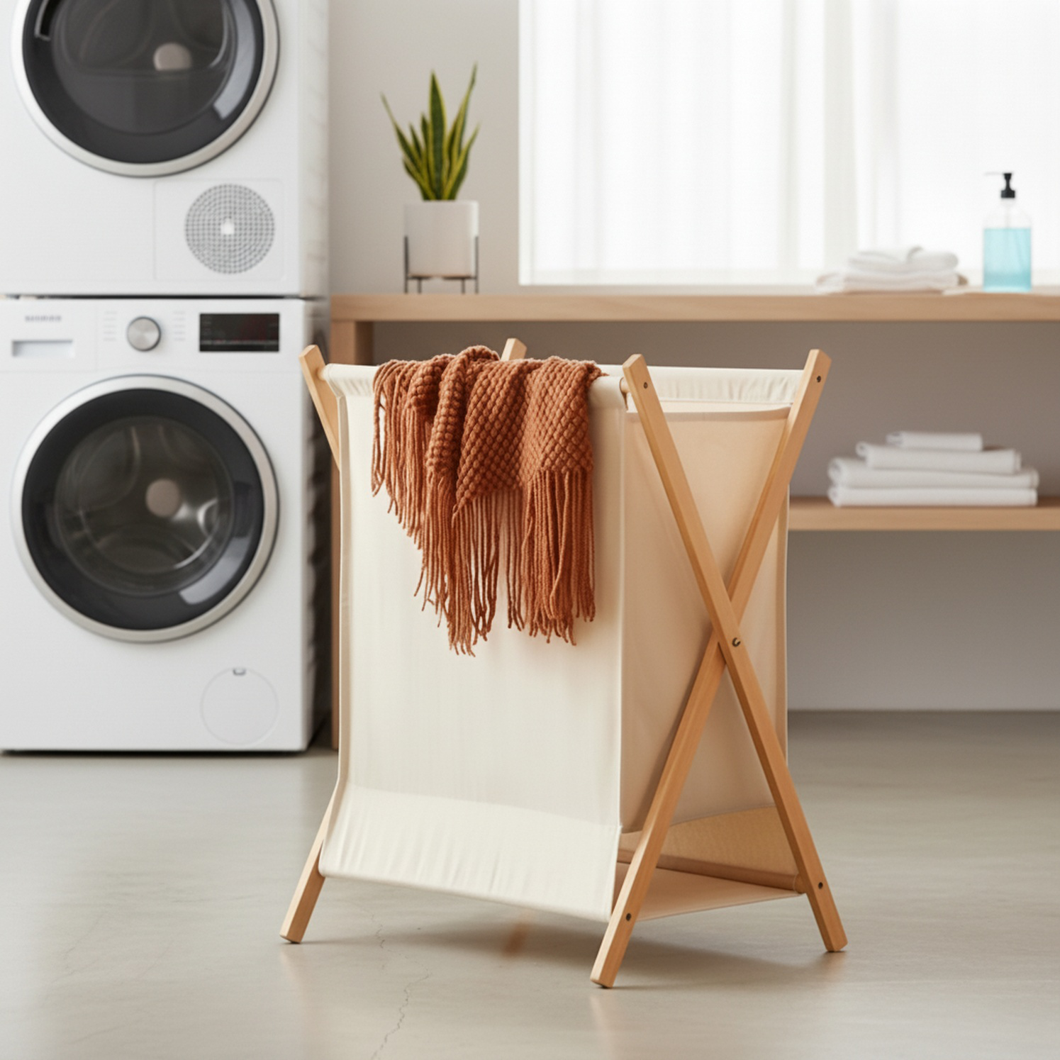 Grand panier de rangement pliable