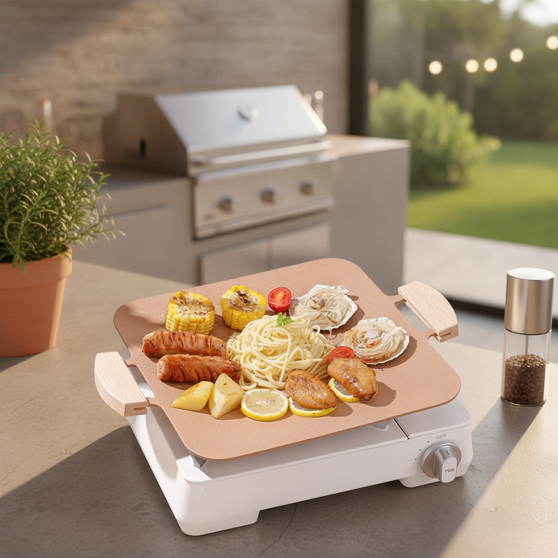 Superficie de piedra médica para cocinar de forma saludable