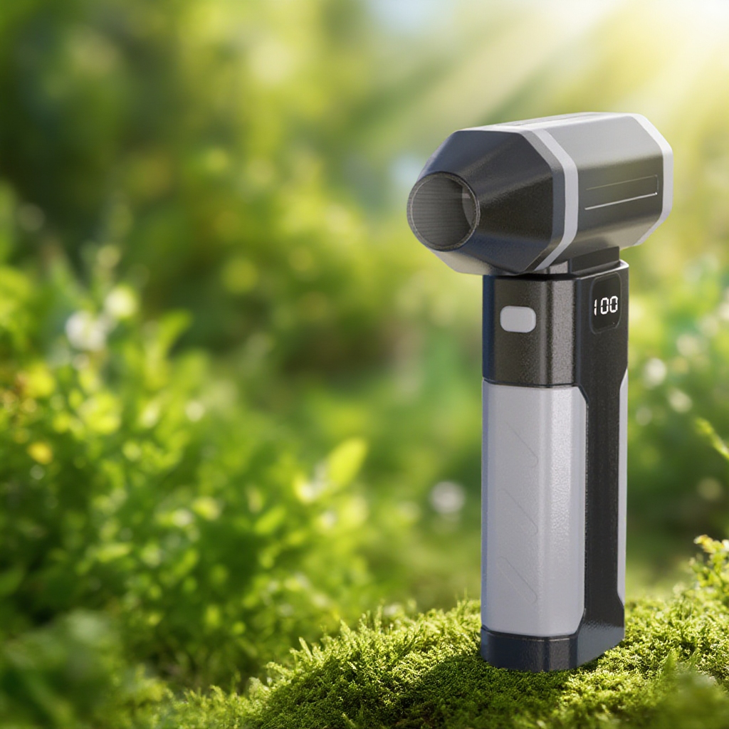 ターボファンダクト式洗浄用送風機の全体外観