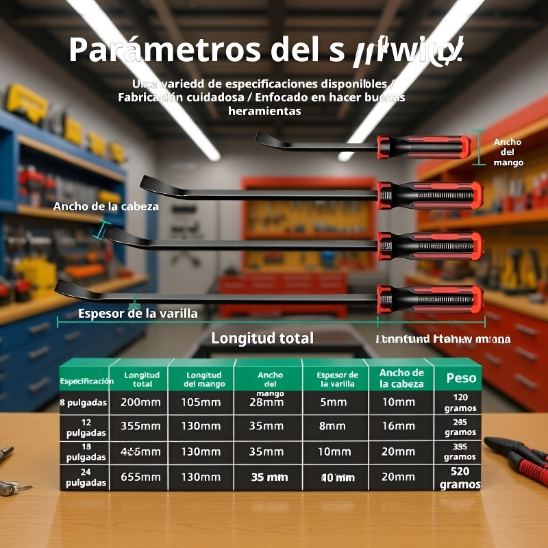 Palanca de desmontaje para neumáticos de automóviles, adecuada para golpear y desmontar ruedas